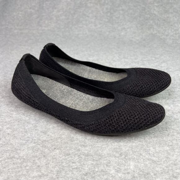 Allbirds Shoes Womens 8 Tree Breezers Grey Lightweight Ballet Flat - Picture 1 of 9